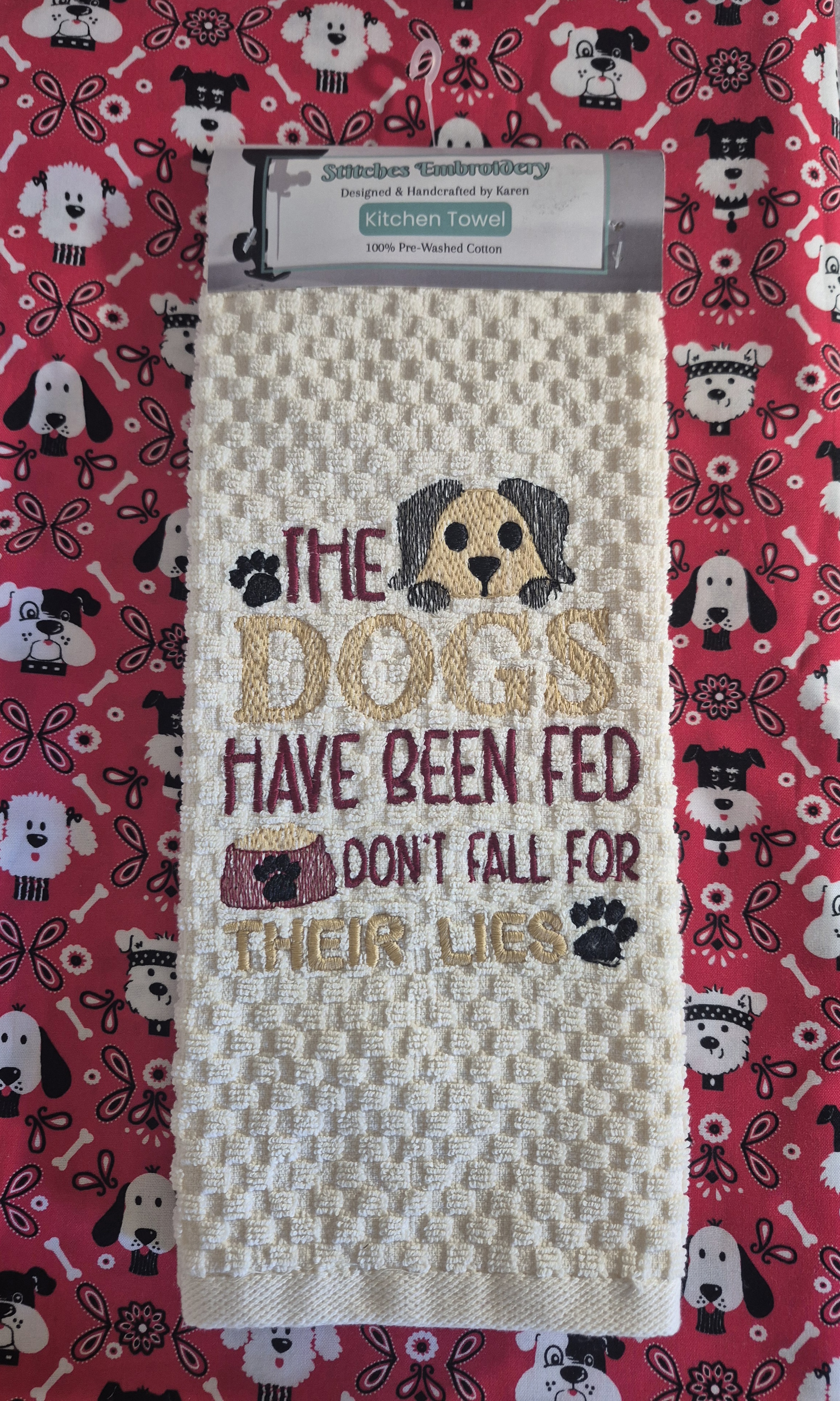Dogs have been fed